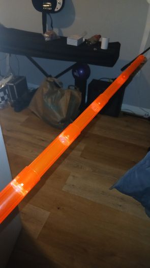 Powersaber green and red lightsabers
