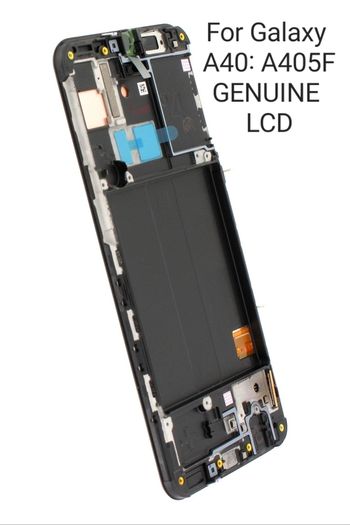 Samsung Galaxy A40 (a405f/ds) Display, Black, Gh82-19672a;gh82-19674a
