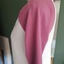Gym and Coffee White and Mauve T Shirt - Size S Image 4