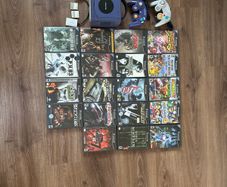 Nintendo GameCube (19 Games + 2 controllers + 2 memory cards)