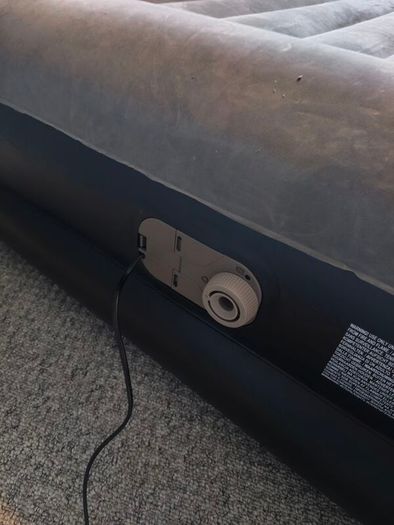 electric inflatable double airbed