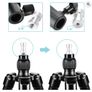 Professional Universal E Type Camera Flash Speedlite Mount Swivel Light Stand Bracket with Umbrella Holder for Canon Nikon Pentax Olympus and Other Flashes, Studio Light, LED Light(2 Pack) Image 5