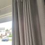 Grey eyelet curtains Image 3