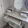 Dressing Table with Mirror and stool Grey Image 2