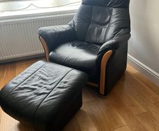 leather armchair