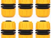 6 pack Hose Repair Connector, Quick Fix Extend Connector for 1/2