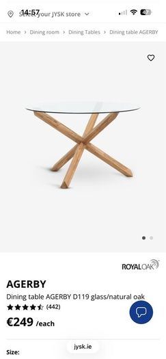 Dining table