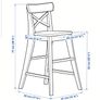 INGOLF Junior chair, antique stain Image 2