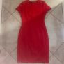 Designer tailored red midi dress -  new Image 3