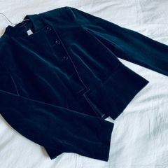 Genuine Y2K Navy velvet jacket from Oasis 10 12