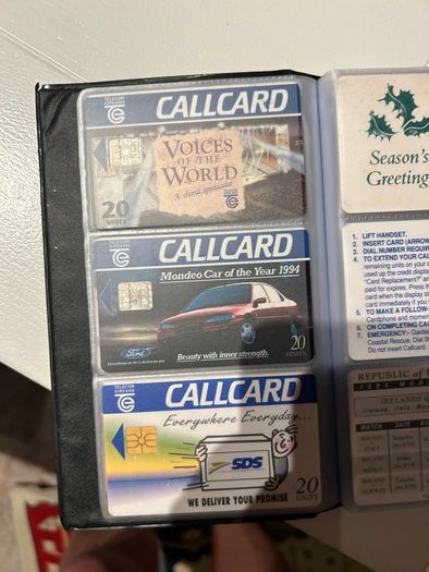 callcards start at 1 euro each most are 2 euro each