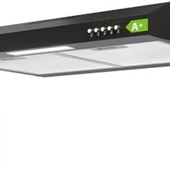 60cm Visor Cooker Hood Undercabinet Hoods Wall Mounted Kitchen Extractor Fan 600mm Top Vented Range Hood