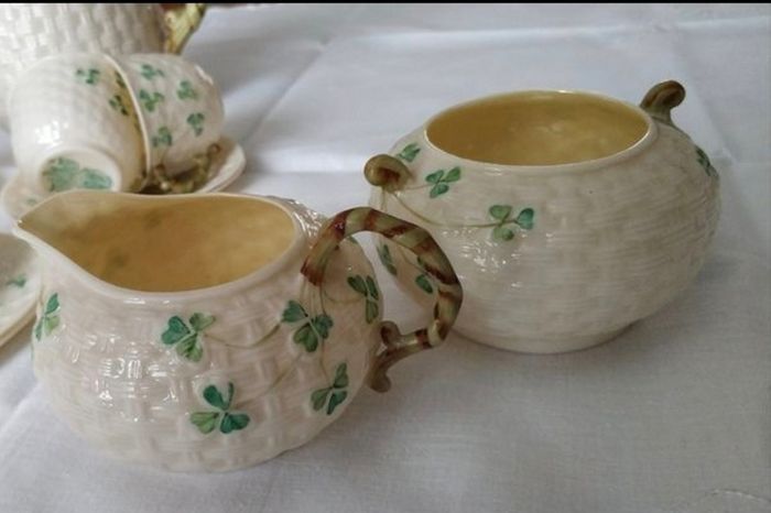 Belleek Coffee Set