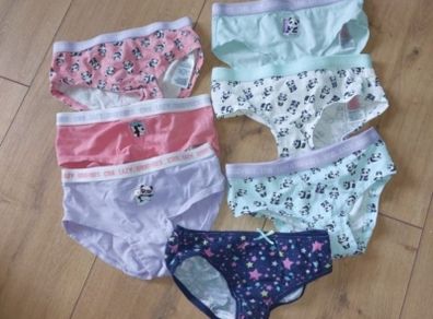 x7 Bundle - Girls Knickers - Size - 5-6 Years