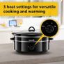 NEW SALE | CrockPot Slow Cooker, Aluminium, 300 W, 6.5 liters, Black Image 3