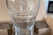 Coca Cola Contour Set of 6 glasses Italian
