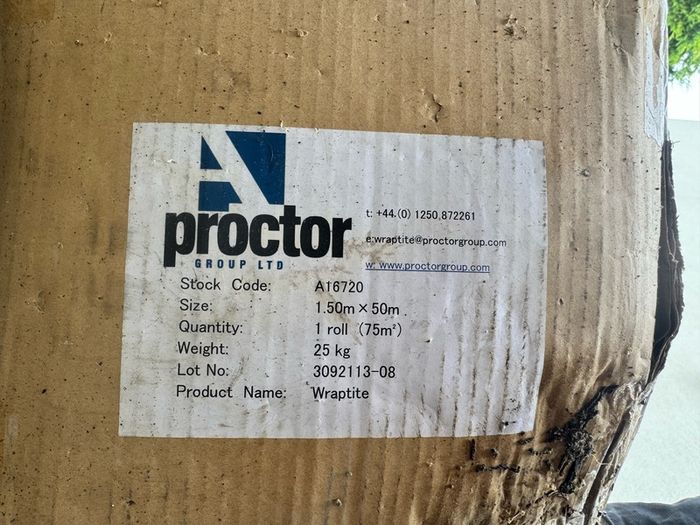 Proctor A16720 Wraptite System Membrane 1.5m X 50m Red