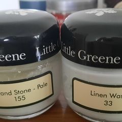 Little Green Paint Testers - Portland Stone Pale & Linen Wash