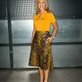 ZARA  shiny SNAKESKIN print skirt bloggers favourite Image 7