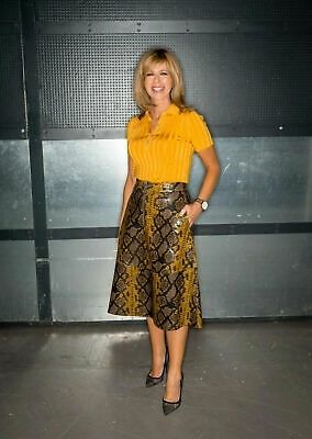 ZARA  shiny SNAKESKIN print skirt bloggers favourite