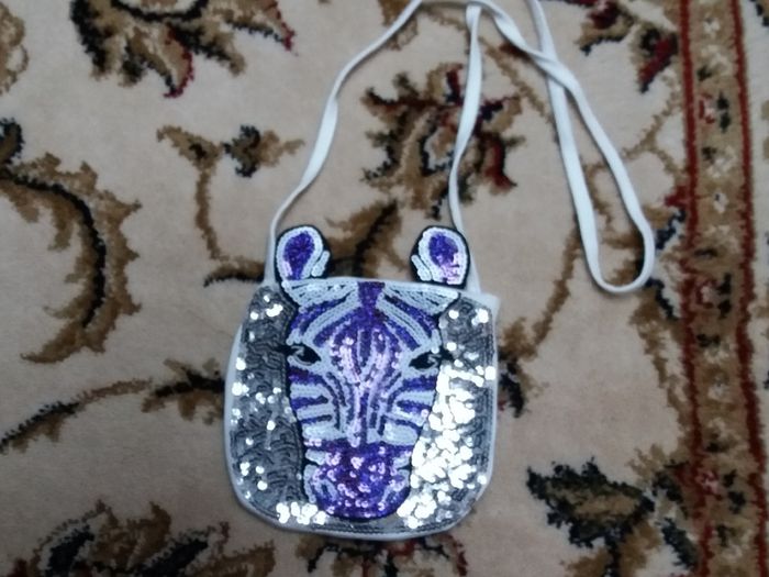 Toy girls small zebra pouch bag