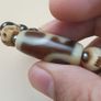 Vintage Himalayan Tibetan Treasure Vase & Stripe Pattern & Dotted Quartz Bracelet Image 5