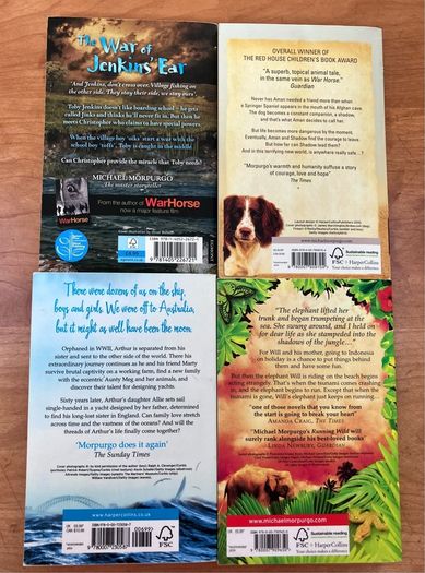 4 Michael Morpurgo books
