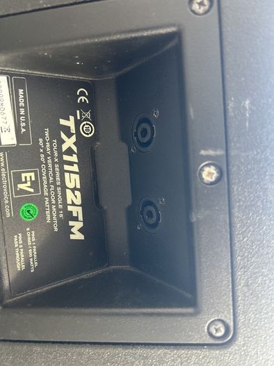 EV stage floor monitors