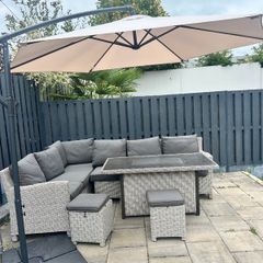 garden parasol and base