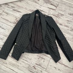 river island faux leather jacket