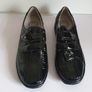 Waldlaufer Henni Ladies Velcro Shoe Black Patent Leather Wide Fit Size UK3.5 CAN POST Image 8