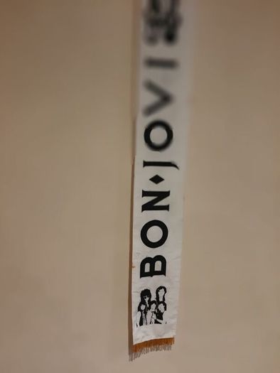 Bon jovi original rock concert banner/scarf 1988