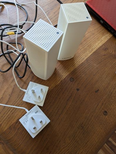 2 x Linksys Velop WHW03 Tri-band whole home mesh wifi system