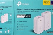 TPLink TL-WPA8631P WiFi Extender [ethernet over electric] Plug-passthrough KIT AV1300 Mbps Gigabit Powerline adaptor