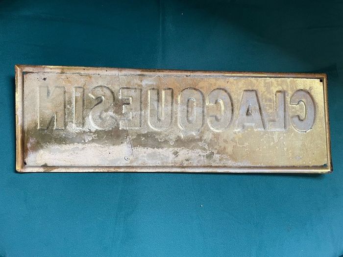 Vintage French Liquor Sign