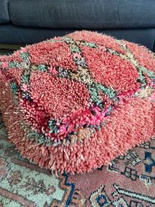 Moroccan Rug Footstool