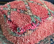 Moroccan Rug Footstool