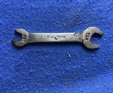 Vintage King Dick miniature spanner  0BA/2BA