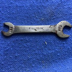 Vintage King Dick miniature spanner  0BA/2BA
