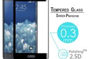 Full Curved 3D Tempered Glass Protector For Samsung Note Edge N9150 - Black