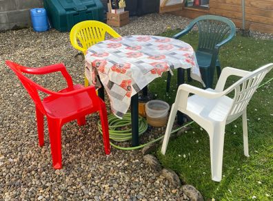 Garden Table And Chairs Furniture Set