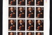 2007 Ireland 150th 300th Anniversary of the Birth of Charles Wesley (Founder of Methodism) Commemorative Stamp Sheetlet Plate 1B1B1B1B Fine Used with Dublin cancel of 15th November 2007 (Frist day of issue)