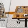 Height-Adjustable Electric Desk, 120x80 cm Sit-Stand Office Desk Image 8