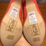 Dorothy Perkins Ladies UK5 EUR38 Red Jules Suede Peep Toe Mid/Open High Heels    S-F Image 7