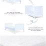 Travis Cot Bed & Mattress Bundle grey baby elegance Image 2