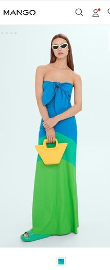 maxi summer dress Mango Simon Miller size M BNWT