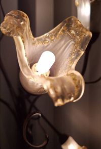 Stunning C.L.S. Floral Floor Lamp