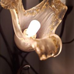 Stunning C.L.S. Floral Floor Lamp