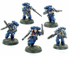 warhammer 40k 5 assault intercessors monopose