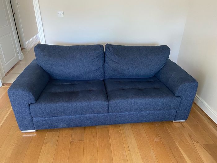 Jackson Navy 3 Seater Sofa (two available)